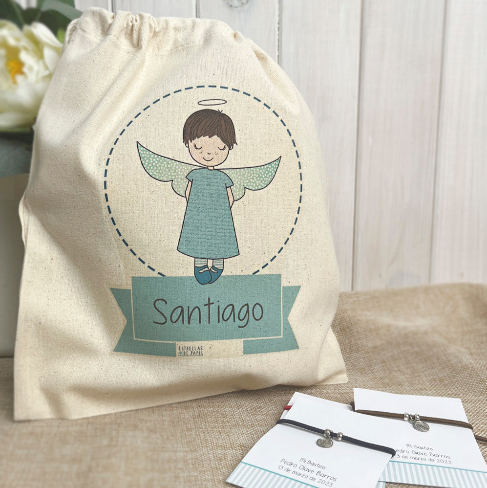 Bolsa para recuerdos Bautizo Niño