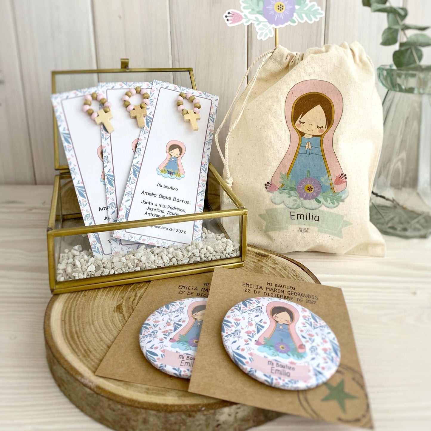 Santito bautizo niña: Marcalibro Virgen Lupe Rosada