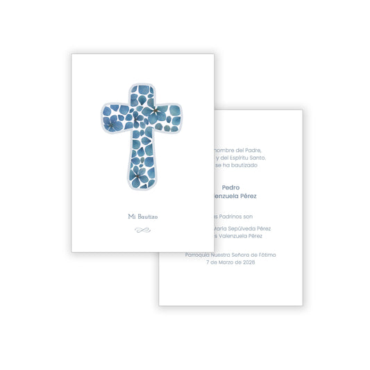 Santito bautizo niño: Colección Cruz Azul
