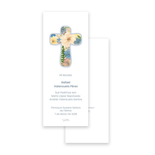 Santito bautizo niño: Marcalibro Colección Cruz Colores