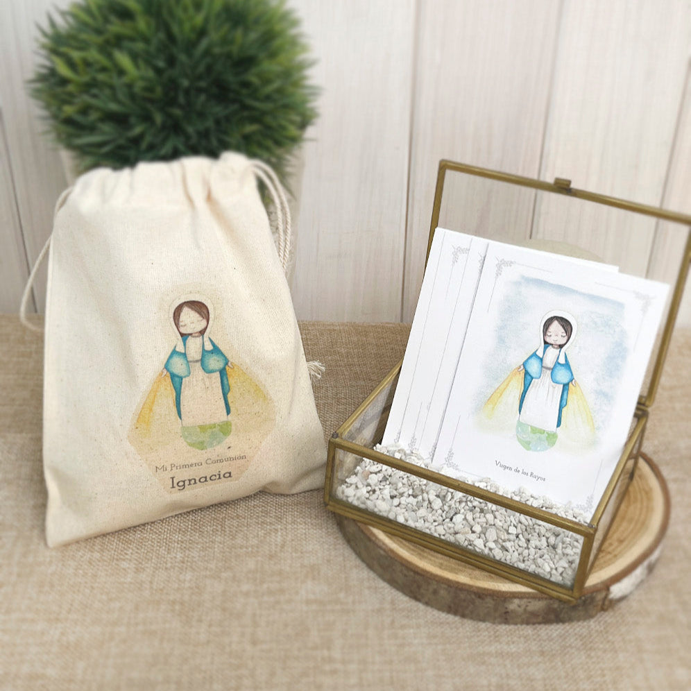 Set Comunión Niña 1: 36 Santitos + 1 Bolsa de Santitos