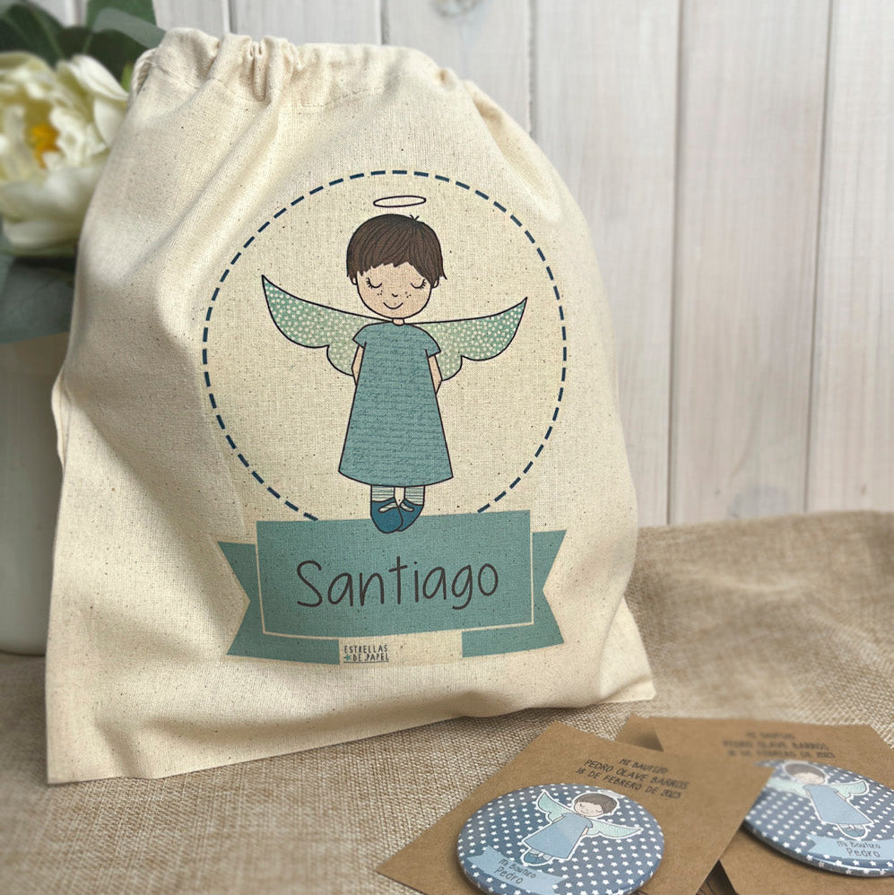Bolsa para recuerdos Bautizo Niño