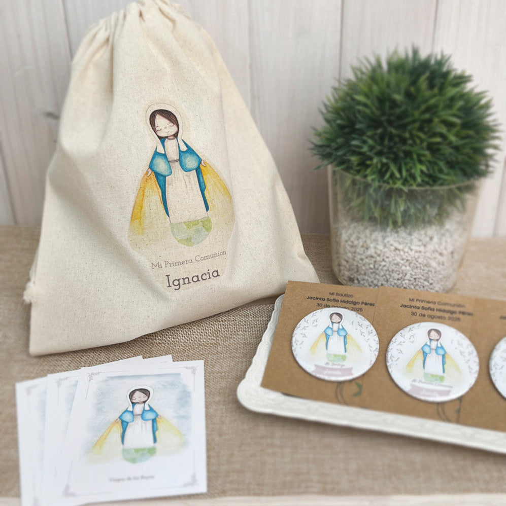 Bolsa para recuerdos Bautizo Niña