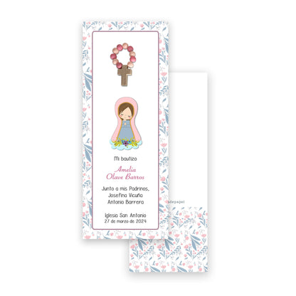 Santito bautizo niña: Marcalibro Virgen Lupe Rosada