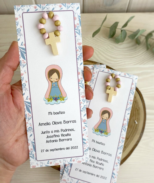 Santito bautizo niña: Marcalibro Virgen Lupe Rosada