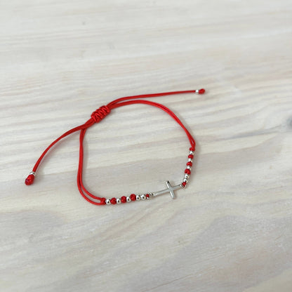 Pulsera Macramé Cruz