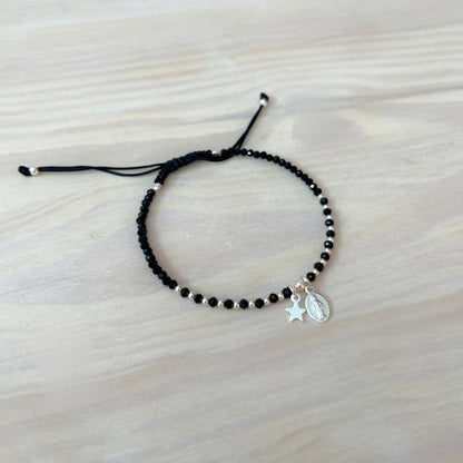 Pulsera Macramé Virgen de los Rayos