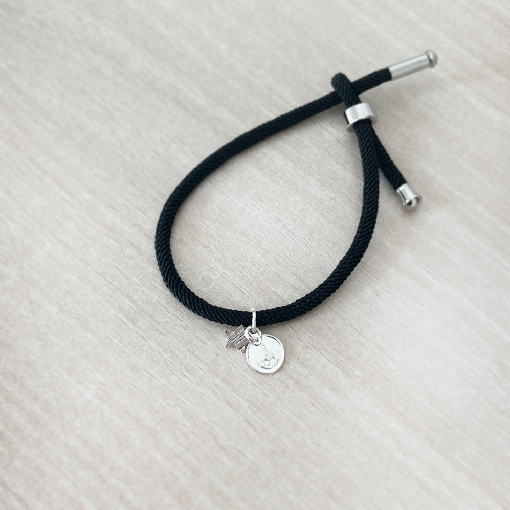 Pulsera Cordón Virgen de Fátima
