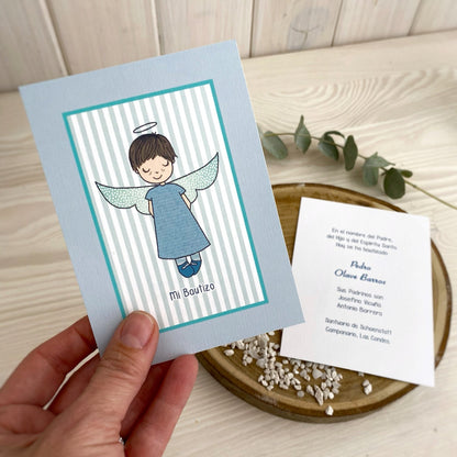 Santito bautizo niño: Ángel de la Guarda Rayas