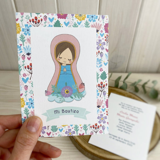 Santito bautizo niña: Virgen Lupe Flores