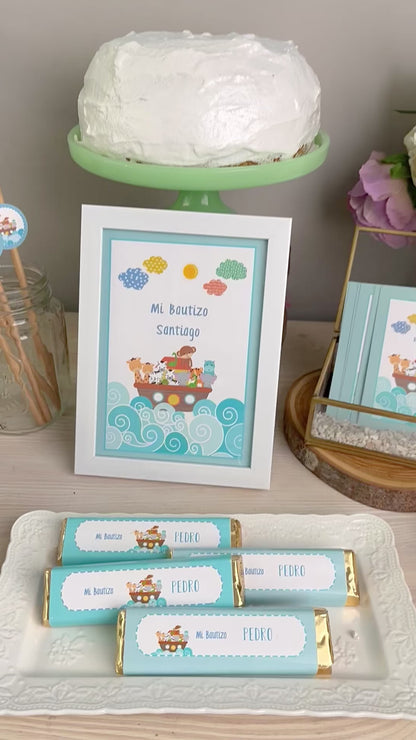 Decoración bautizo niño: Kit Deco Arca de Noé Calipso