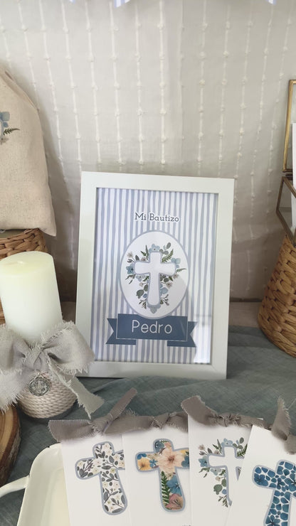 Decoración bautizo niño: Colección Cruces